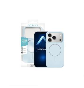 Funda Silicona Magsafe Para iPhone 17 Pro / 18 Pro en azul claro