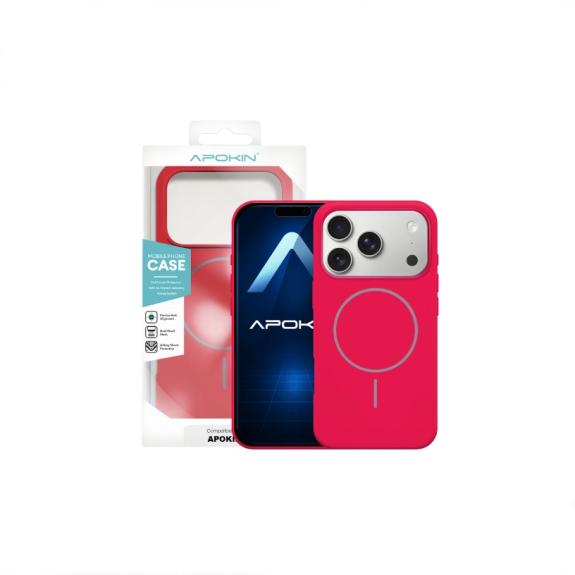 Funda Silicona Magsafe Para iPhone 17 Pro / 18 Pro en granate