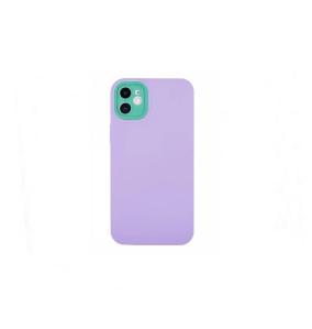 Funda silicona para iPhone 12 lila