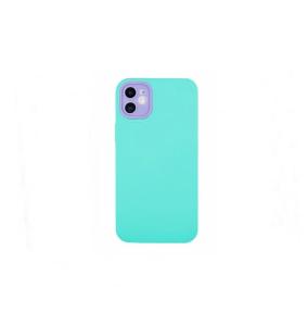 Funda silicona para iPhone 12 turquesa