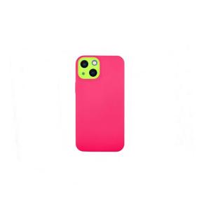 Funda silicona para iPhone 13 Mini fucsia