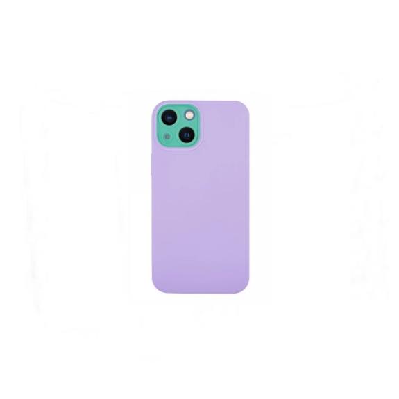 Funda silicona para iPhone 13 Mini lila