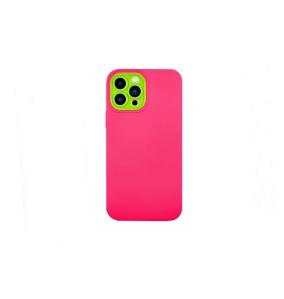 Funda silicona para iPhone 13 Pro fucsia