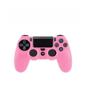 FUNDA SILICONA PARA MANDO PLAY STATION 4 COLOR ROSA