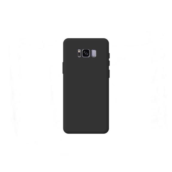 FUNDA SILICONA SUAVE NEGRO PARA SAMSUNG GALAXY S8 PLUS