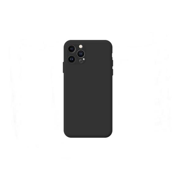Funda Silicona Suave IPhone 12 Pro 6.1" negro