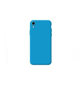 Funda silicona suave iPhone XR azul