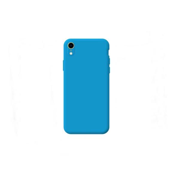 Funda silicona suave iPhone XR azul
