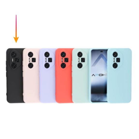 Funda Silicona Suave Para Honor 300 Pro negro (300 Ultra)
