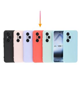 Funda Silicona Suave Para Honor 300 Pro / Ultra en color rojo