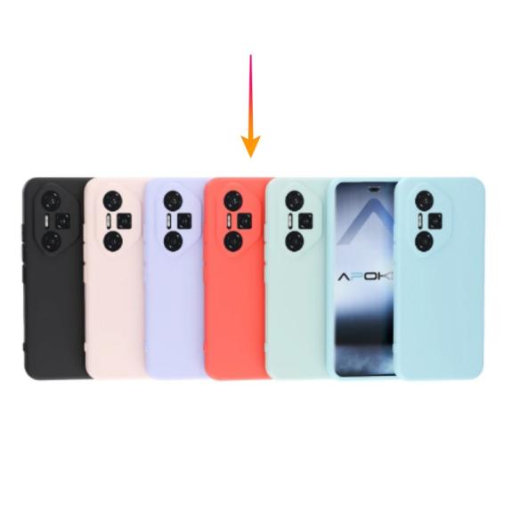 Funda Silicona Suave Para Honor 300 Pro / Ultra en color rojo