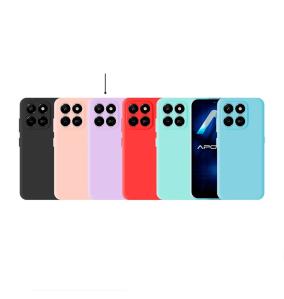 Funda Silicona Suave para Huawei Honor 400 Smart lila