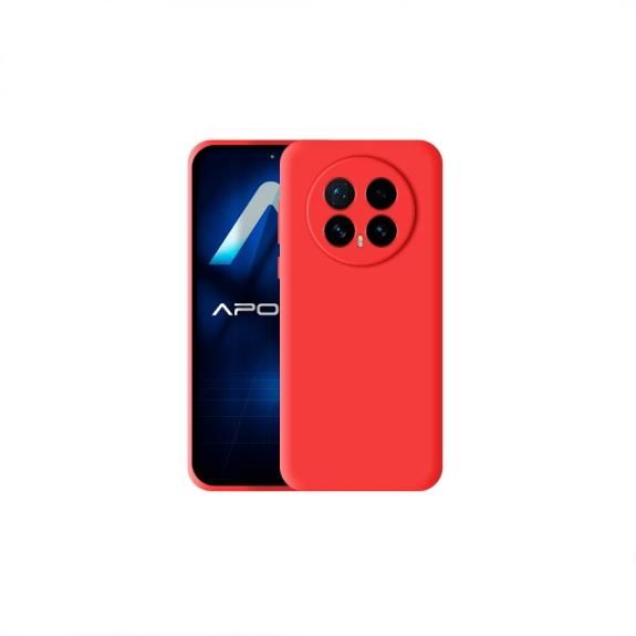 Funda Silicona Suave para Huawei Honor Magic 8 Pro rojo