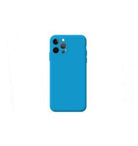 Funda silicona suave para iPhone 12 Pro Max color Azul