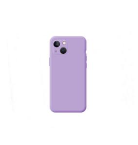 Funda suave para iPhone 13 lila