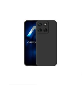 Funda Silicona Suave Para Motorola Moto Edge 70 negro