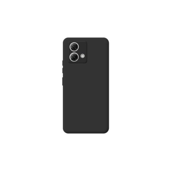 Funda Silicona Suave Para Motorola Moto G55 en color negro