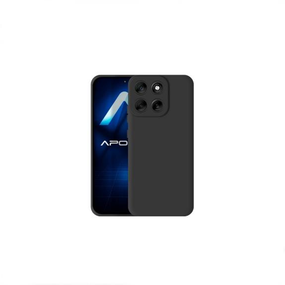 Funda Silicona Suave Para Motorola Moto G56 negro