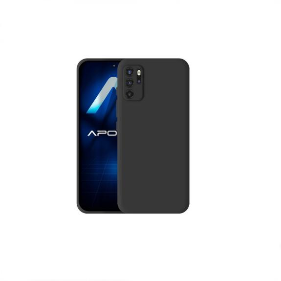 Funda Silicona Suave Para Motorola Moto G60 negro