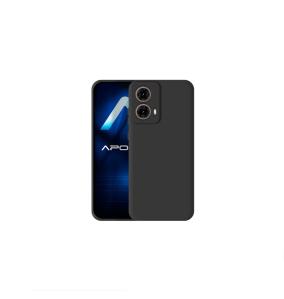 Funda Silicona Suave Para Motorola Moto G85 negro