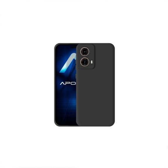 Funda Silicona Suave Para Motorola Moto G85 negro