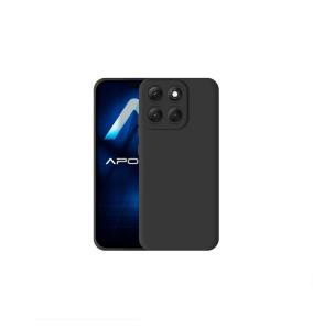 Funda Silicona Suave Para Motorola Moto G86 negro