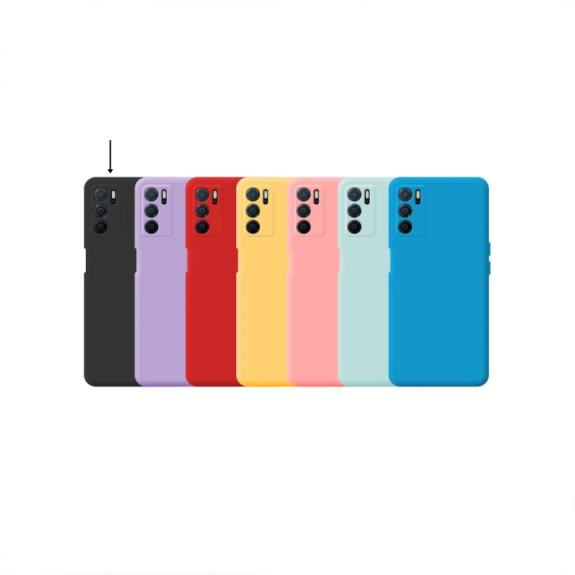 Funda Silicona Suave Para Oppo A16 / A16S en Negro