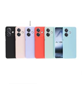 Funda Silicona Suave para Oppo A40 morado