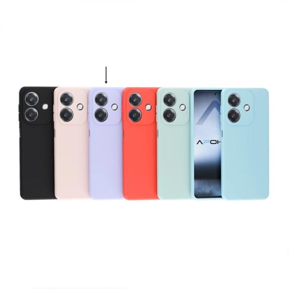 Funda Silicona Suave para Oppo A40 morado