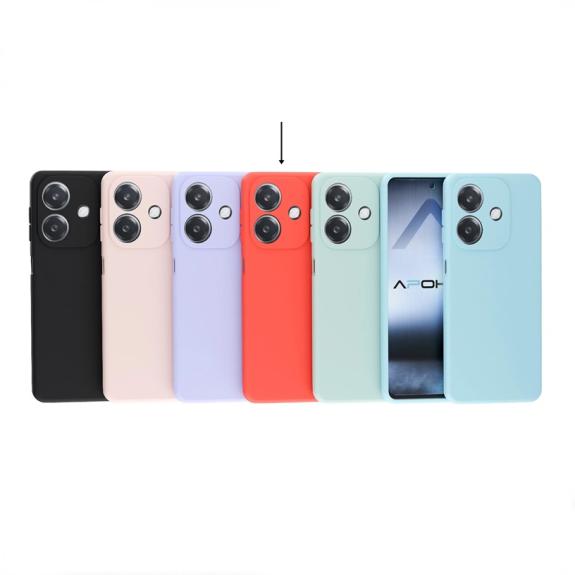 Funda Silicona Suave para Oppo A40 rojo
