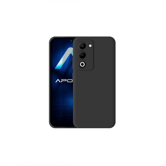 Funda Silicona Suave Para Oppo A5 5G Negro
