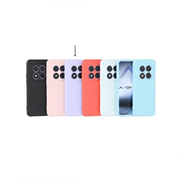 Funda Silicona Suave para Oppo A5 Pro morado