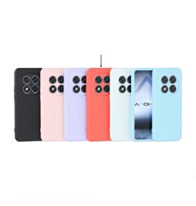 Funda Silicona Suave para Oppo A5 Pro rojo