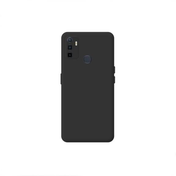 Funda Silicona Suave Para Oppo A53 en Negro