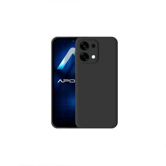 Funda Silicona Suave Para Oppo A6 2026 / A6X / A6K 4G negro
