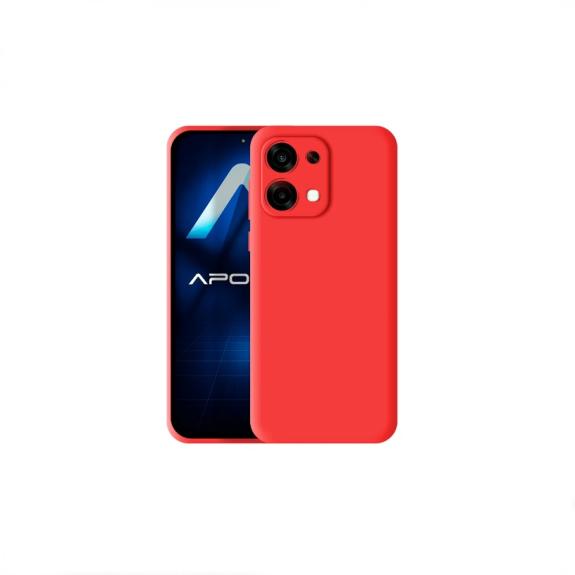 Funda Silicona Suave Para Oppo A6 2026 / A6X / A6K 4G rojo