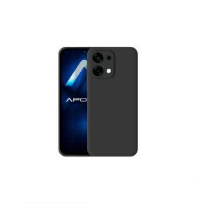 Funda Silicona Suave Para Oppo A6 Pro negro