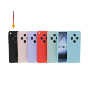 Funda Silicona Suave Para Oppo Find X8 5G en color negro