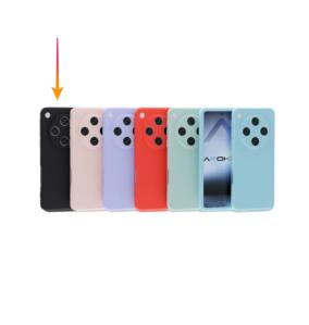 Funda Silicona Suave Para Oppo Find X8 Pro 5G en color negro