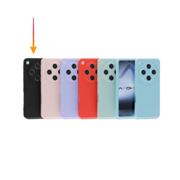 Funda Silicona Suave Para Oppo Find X8 Pro 5G en color negro
