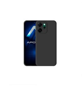 Funda Silicona Suave Para Oppo Reno 16F en negro
