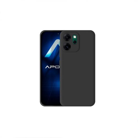 Funda Silicona Suave Para Oppo Reno 16F en negro