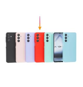 Funda Silicona Suave Para Samsung Galaxy A26 en color rojo