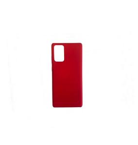 Funda silicona suave para Samsung Galaxy Note 20 en color rojo