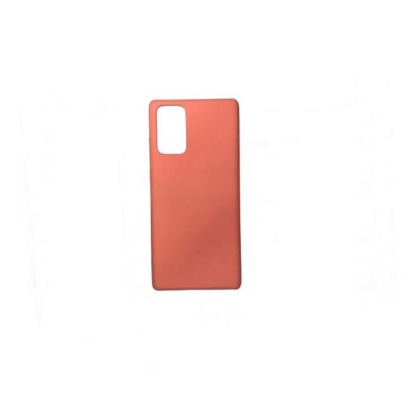 Funda silicona suave para Samsung Galaxy Note 20 en color rosa