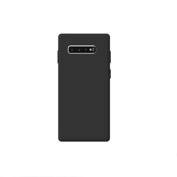 Funda Silicona Suave Para Samsung Galaxy S10 negro