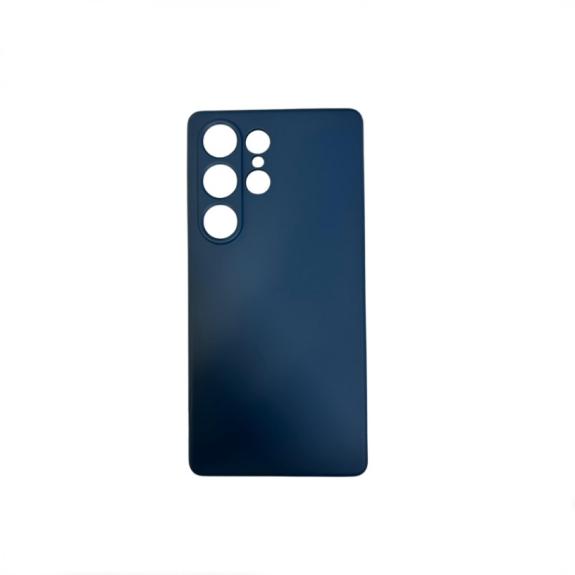 Funda silicona suave para Samsung Galaxy S25 Ultra azul oscuro