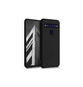 Funda Silicona Suave Para TCL 10 SE en negro