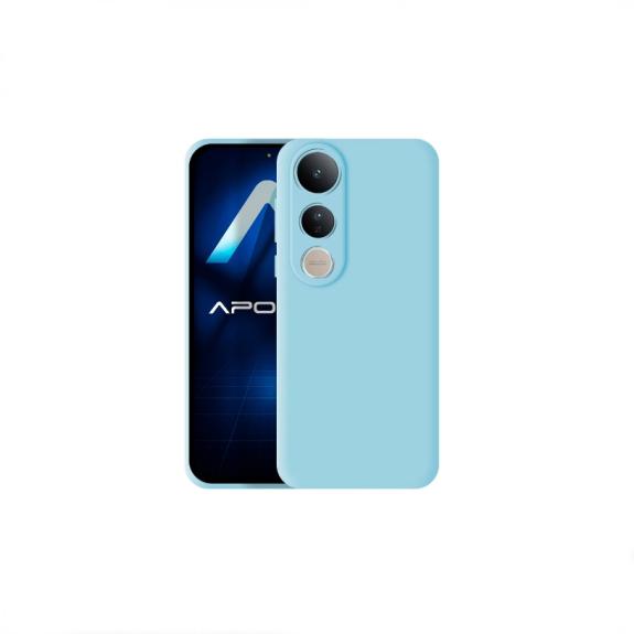 Funda Silicona Suave Para Vivo V50 Lite azul
