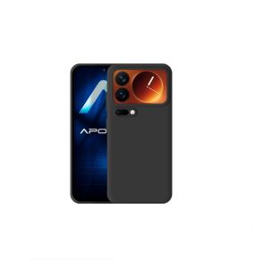 Funda Silicona Suave Para Xiaomi Mi 17 Pro Max negro